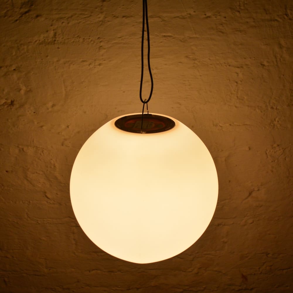 Boule led 30cm sphère décorative lumineuse, D30cm, blanc chaud