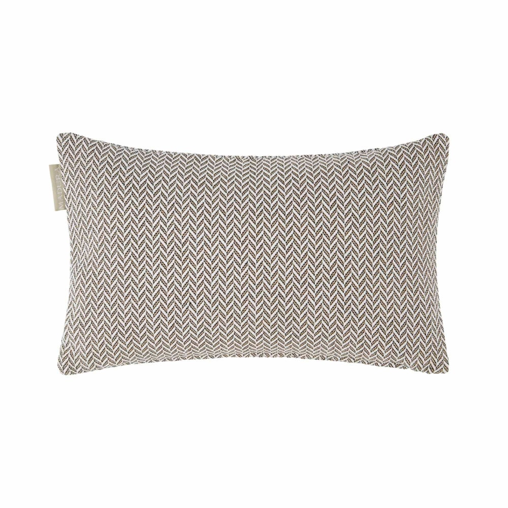 Housse de coussin en coton ecru 28x47 cm