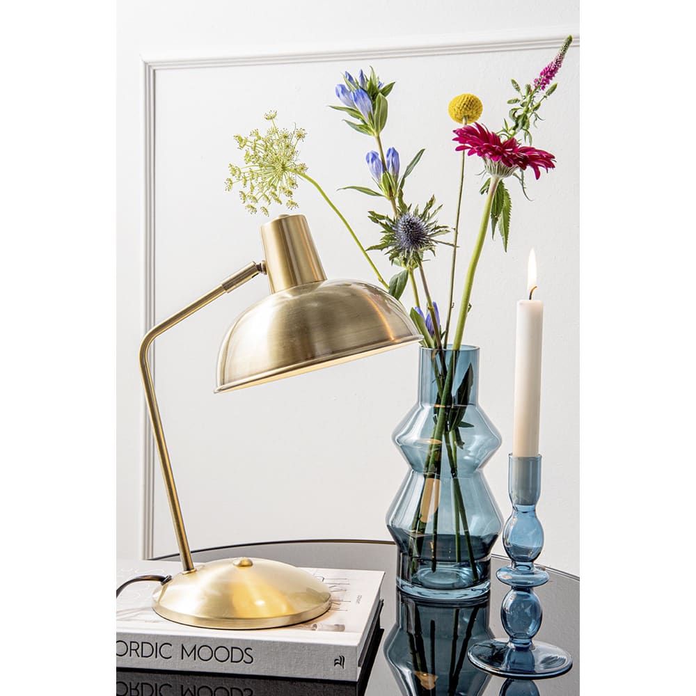 Lampe de table fer couleur doré 37,5x19,5cm — vue 3