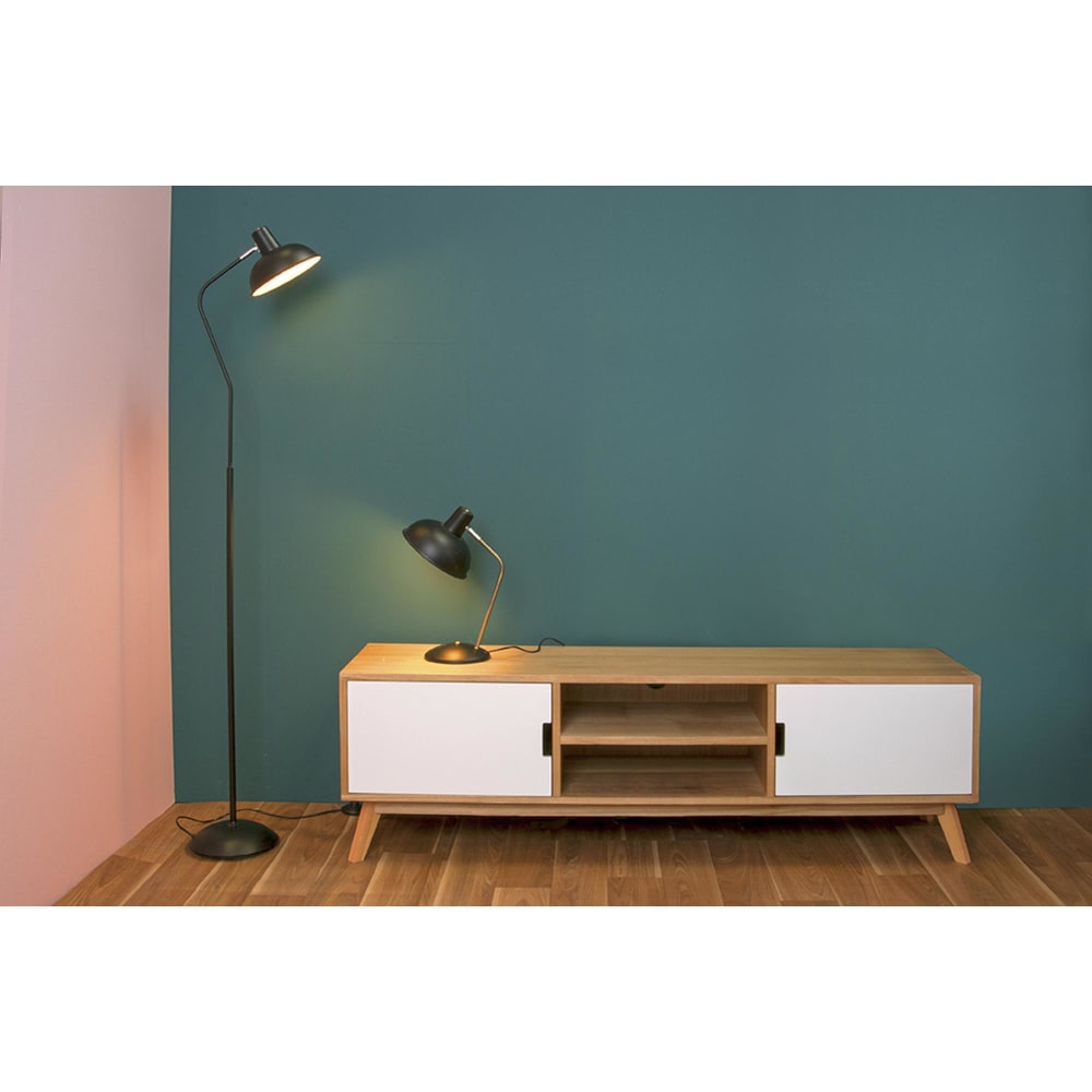 Lampe de table fer noir 37,5x19,5cm — vue 3