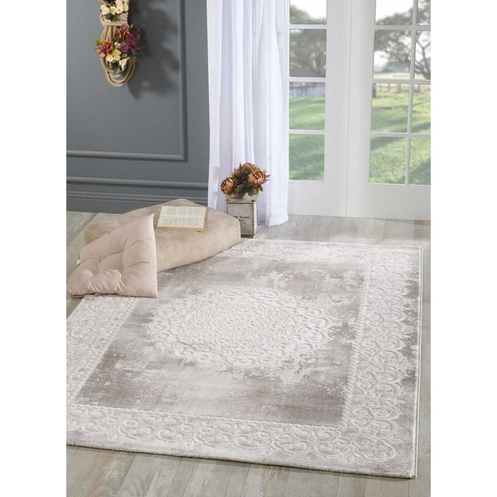 Tapis oriental motif ethnique, idéal pour un chambre, beige 120x160 - Maisons du Monde