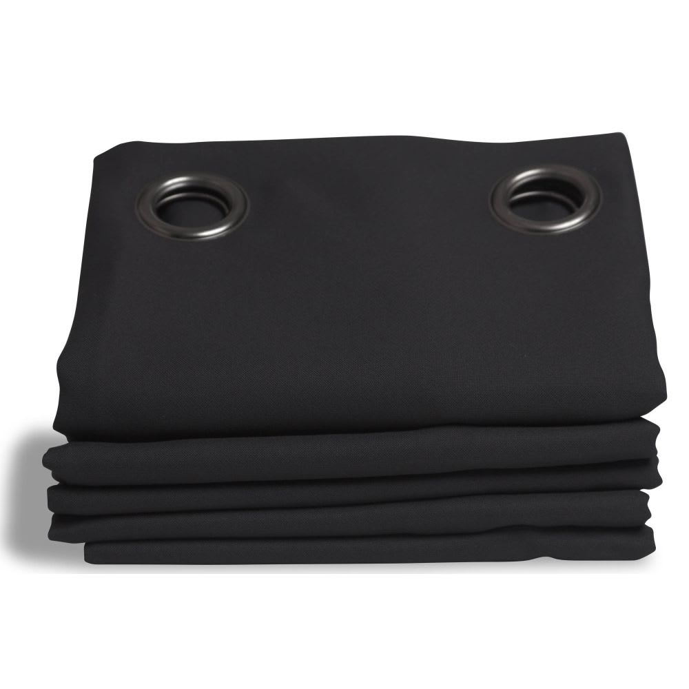 Verdunkelungsvorhang Ösens Schwarz MC710 140Lx260H - Maisons Du