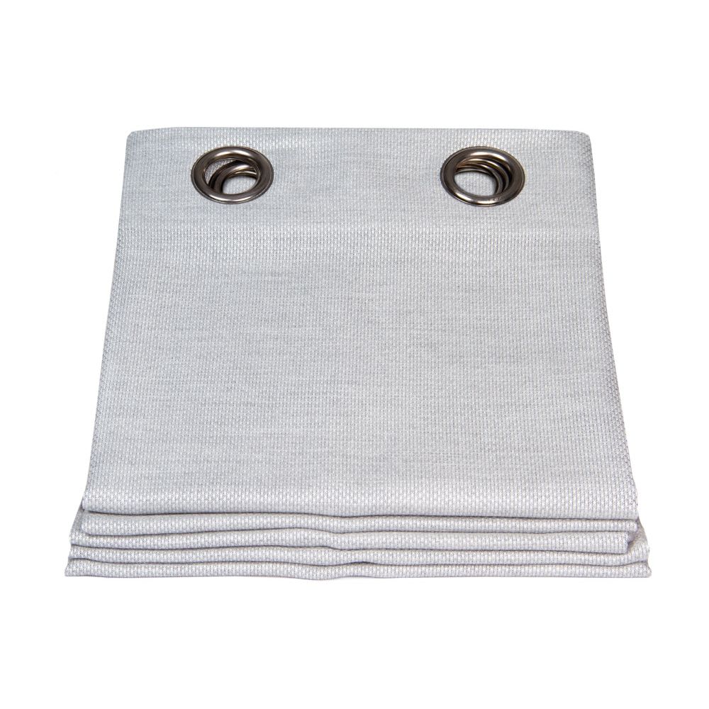 Rideau extérieur oeillets gris mc8011 140lx250h — vue 3