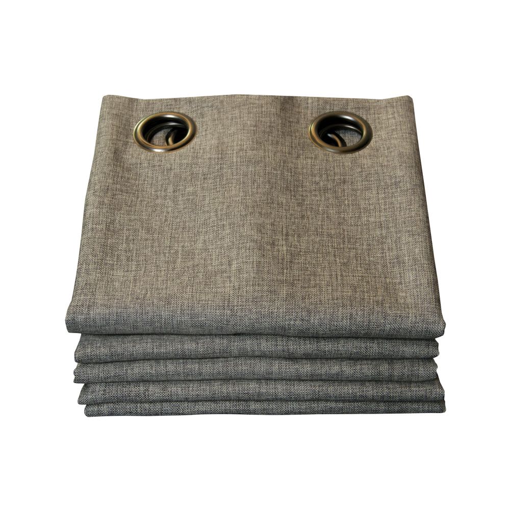 Verdunkelungsvorhang 100% Ösens Grau MC740 135Lx260H - Maisons Du