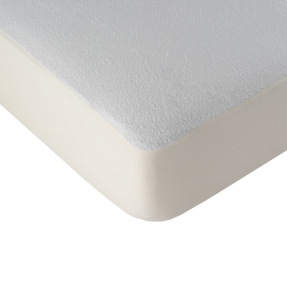 Alèse protège matelas respirante en coton blanc 140x200 cm