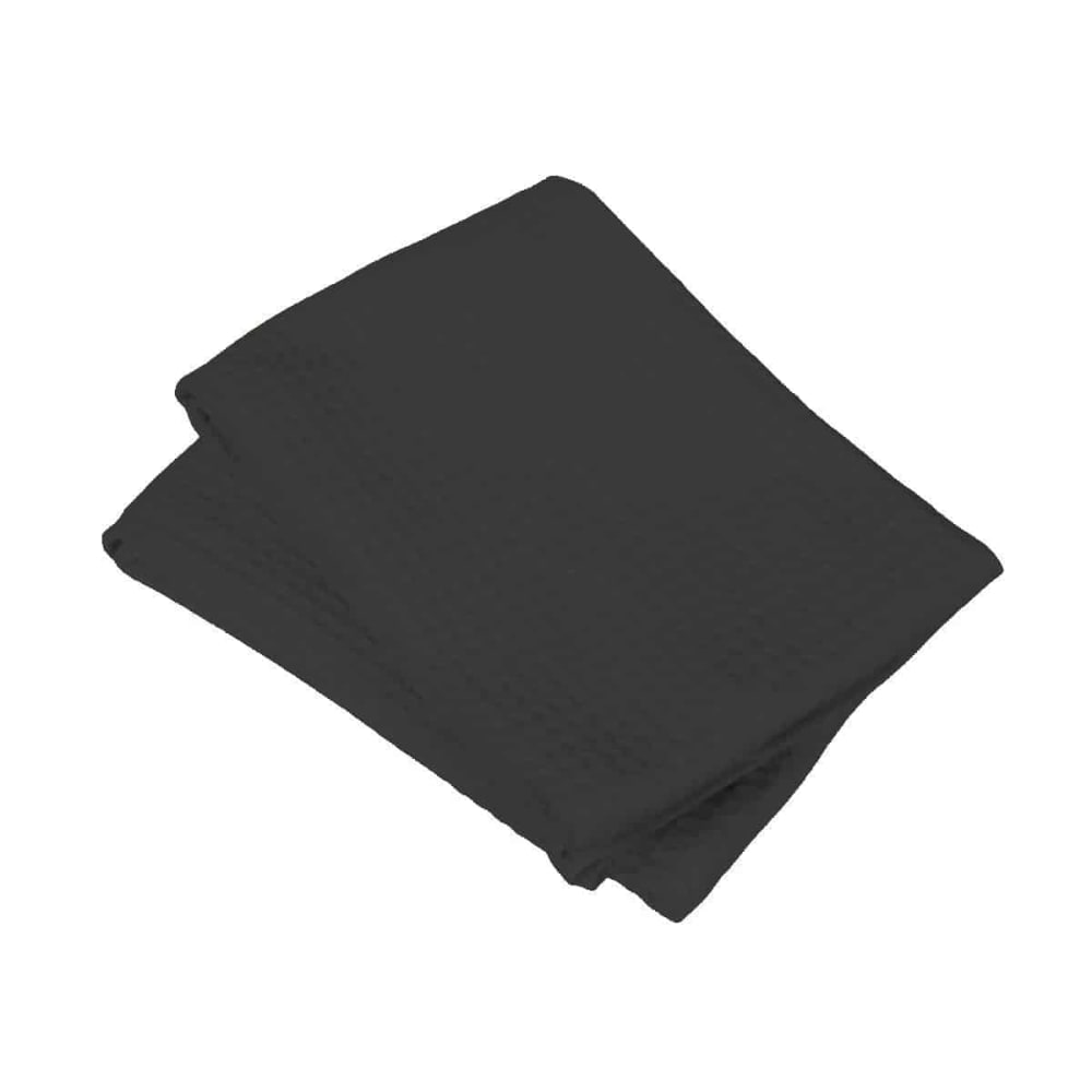 Lot de deux serviettes coton 57 fils nid d'abeille week end