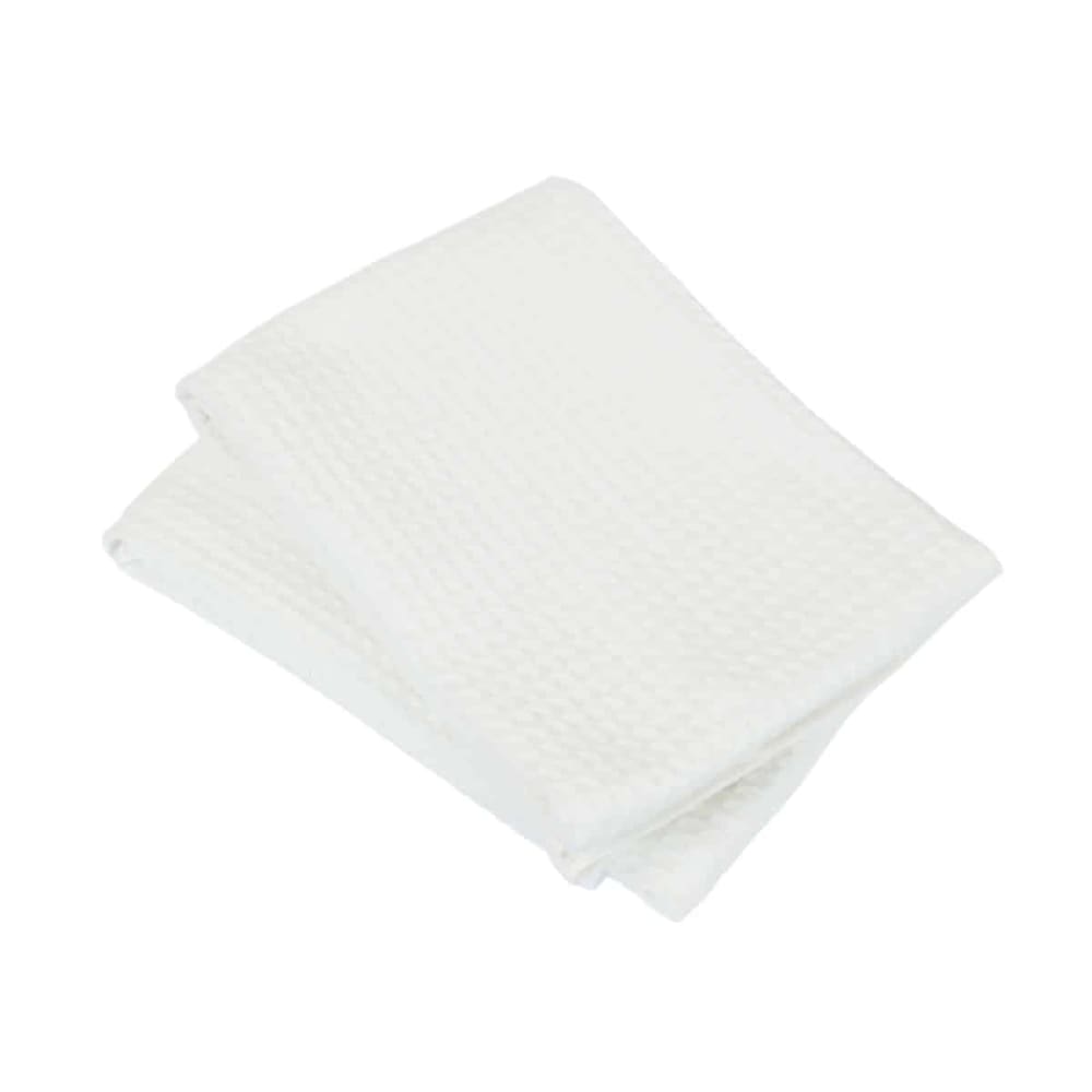 Lot de deux serviettes coton 57 fils nid d'abeille week end