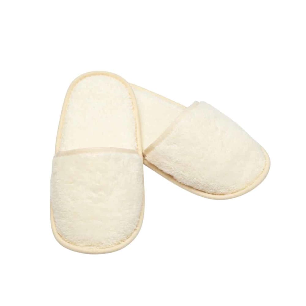 Chausson de bain en eponge ivoire taille 37