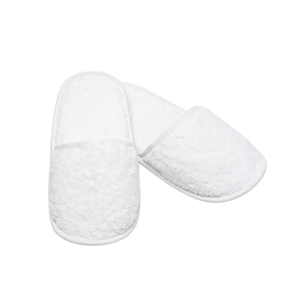 Chausson de bain en eponge blanc taille 41