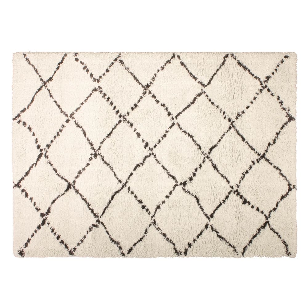 Tapis en polypropylene beige 120 x 170 cm — vue 4
