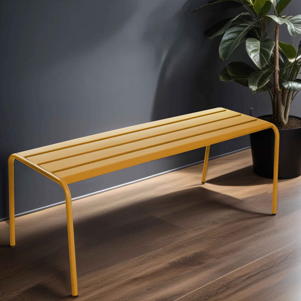 Sitzbank im Haus Industriestil GELB - Maisons Du Monde