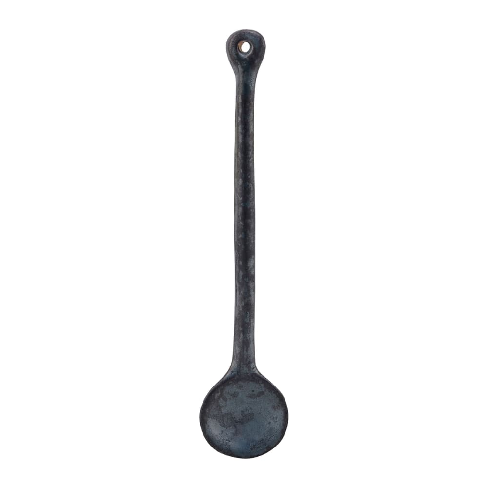 Petite cuillère en porcelaine noire
