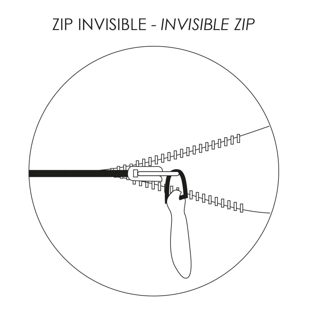 Coussin uni en lin rooibos 30 x 50 cm — vue 3
