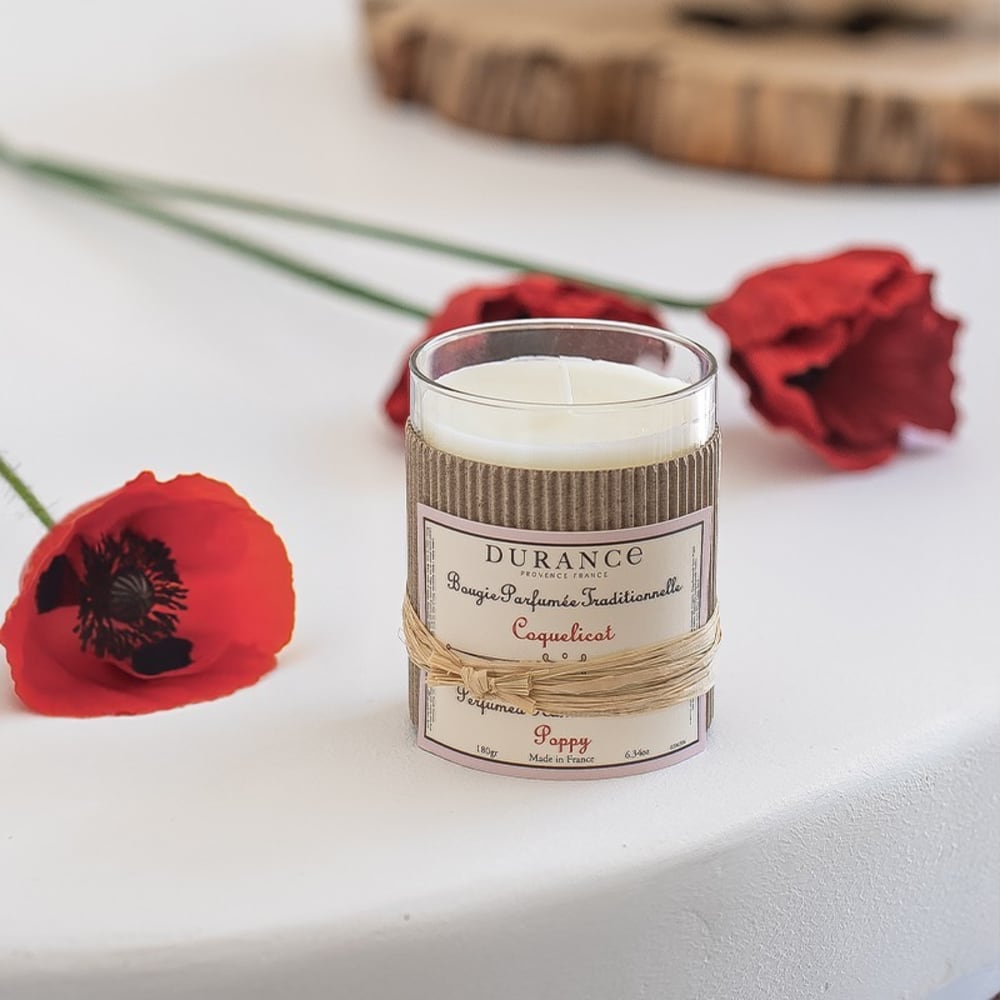 Bougie parfumée traditionnelle coquelicot - Maisons du Monde