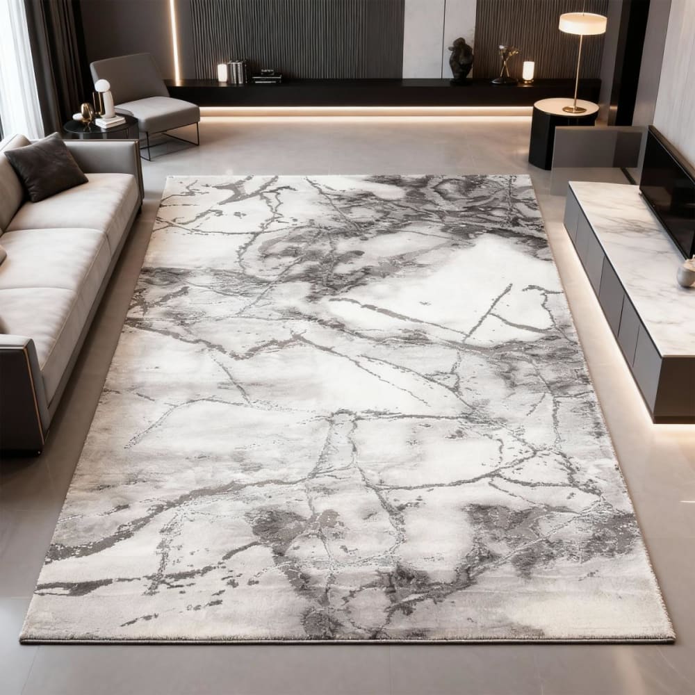 Wohnzimmerteppich 200x290 Grau - Maisons Du Monde