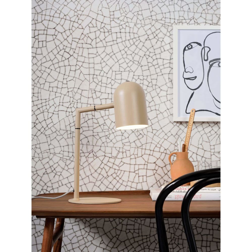 Lampe de table beige H45cm — vue 3