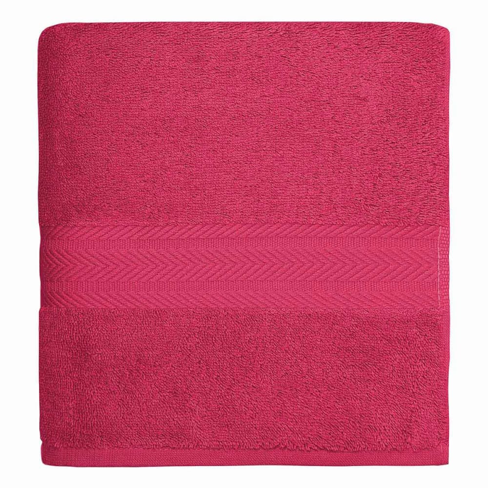 Mmaxi drap de bain 550 g/m² rose indien 100x150 cm