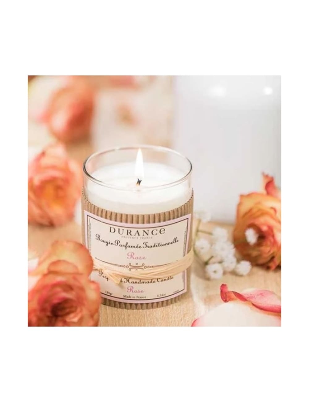 Bougie parfumée traditionnelle à la rose - Maisons du Monde
