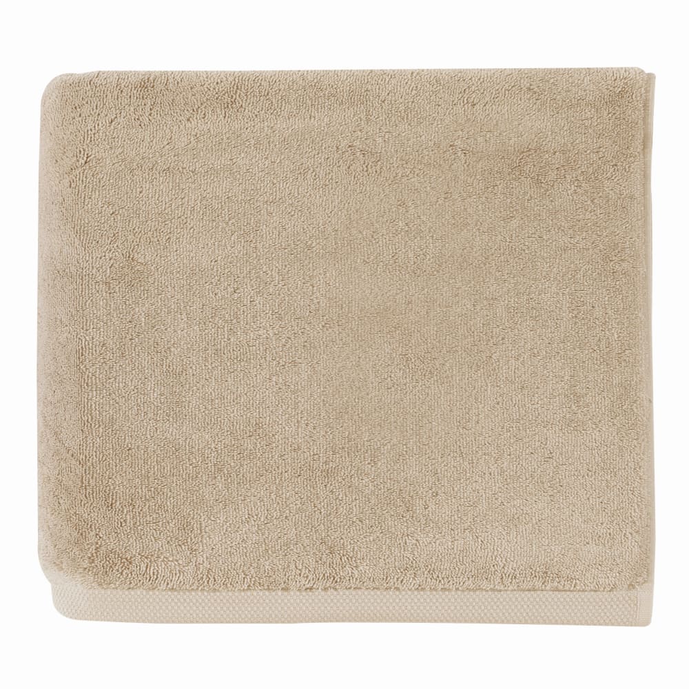 Serviette de bain en coton marron gazelle 60x100