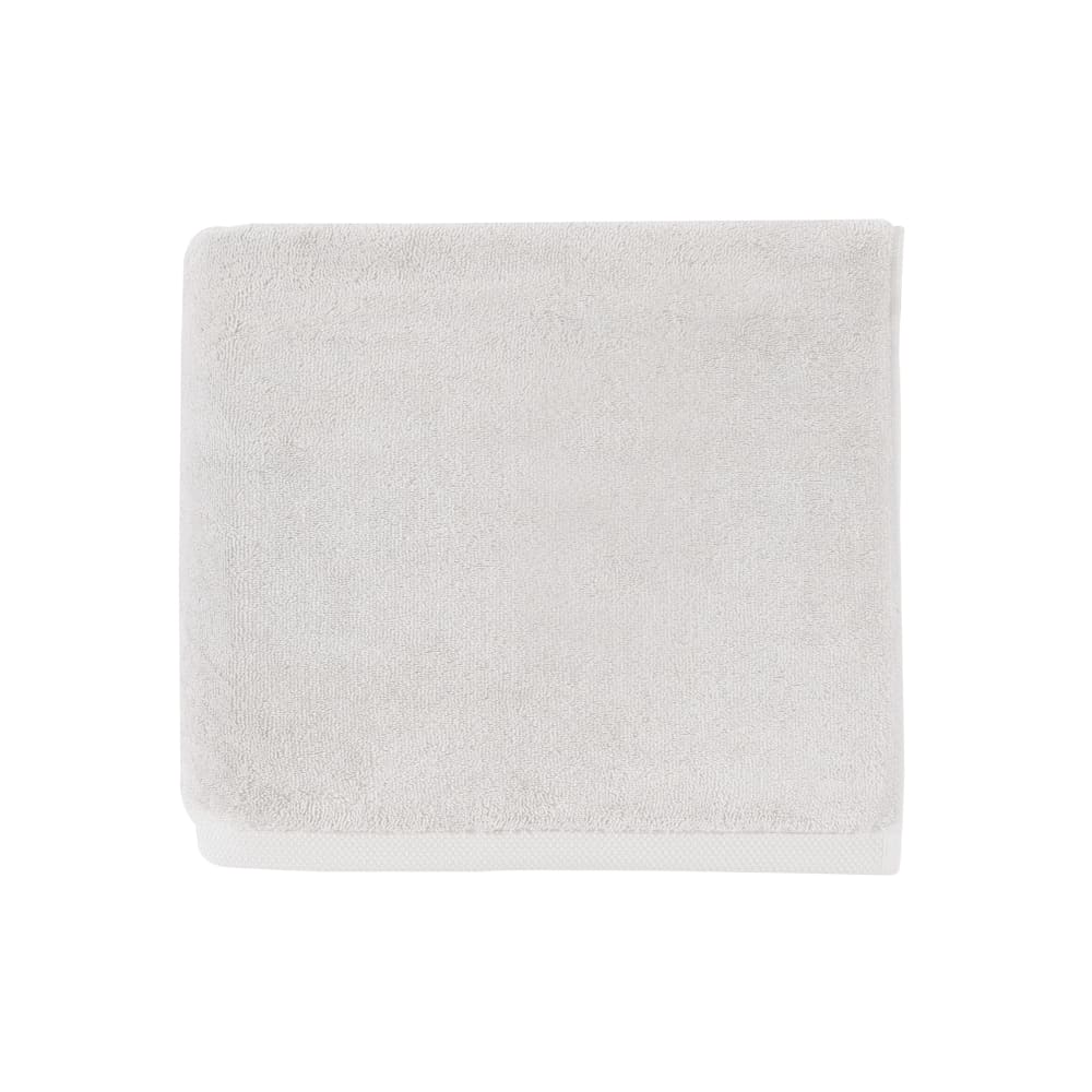 Serviette de bain en coton gris clair 40x60