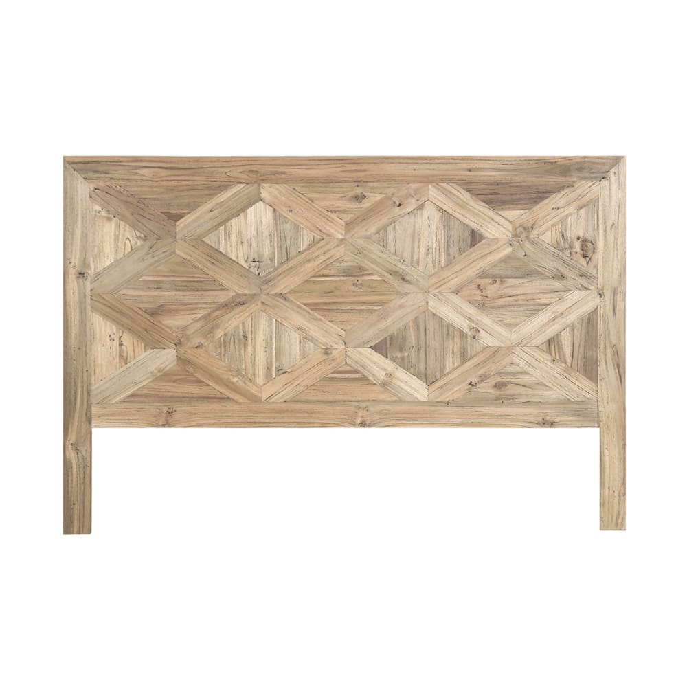 Kopfteil aus massivem, recyceltem Teakholz 160 cm - Maisons Du