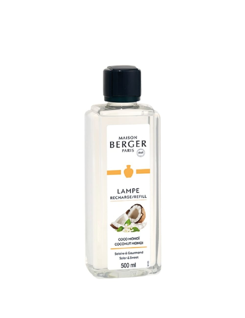 Maison Berger Recharge lampe Berger Coco Monoï 500ml Transparent Pvc - Poly Chlorure De Vinyle