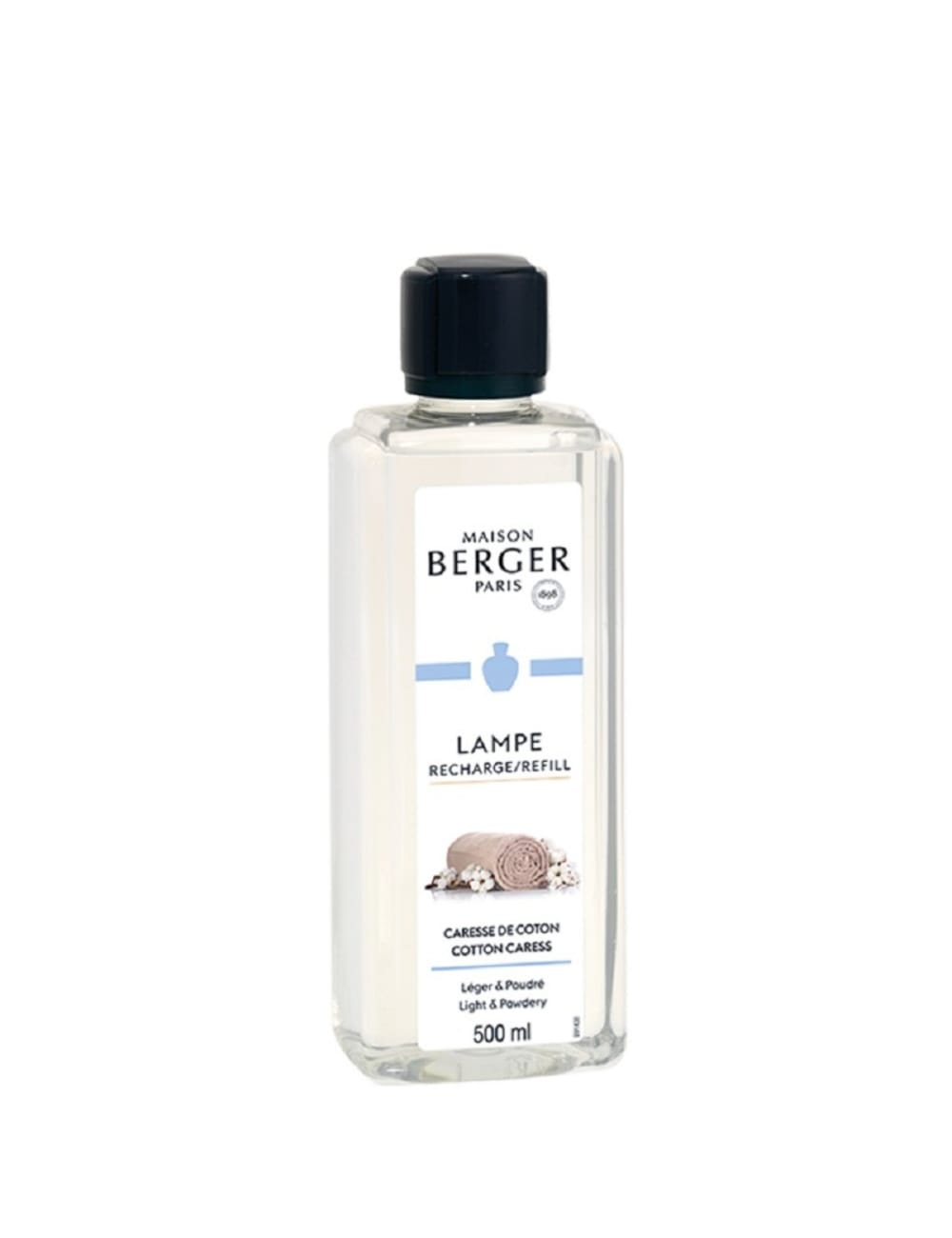 Maison Berger Recharge lampe Berger Caresse de Coton 500ml Transparent Pvc - Poly Chlorure De Vinyle