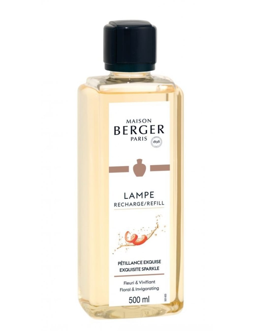 Maison Berger Recharge lampe Berger Pétillance Exquise 500ml Transparent Pvc - Poly Chlorure De Vinyle
