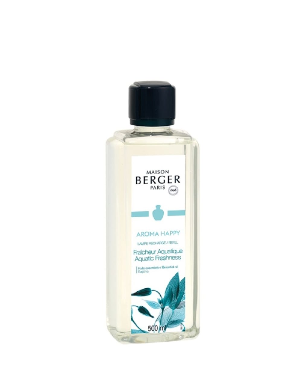Maison Berger Recharge lampe Berger Aroma Happy 500ml Transparent Pvc - Poly Chlorure De Vinyle
