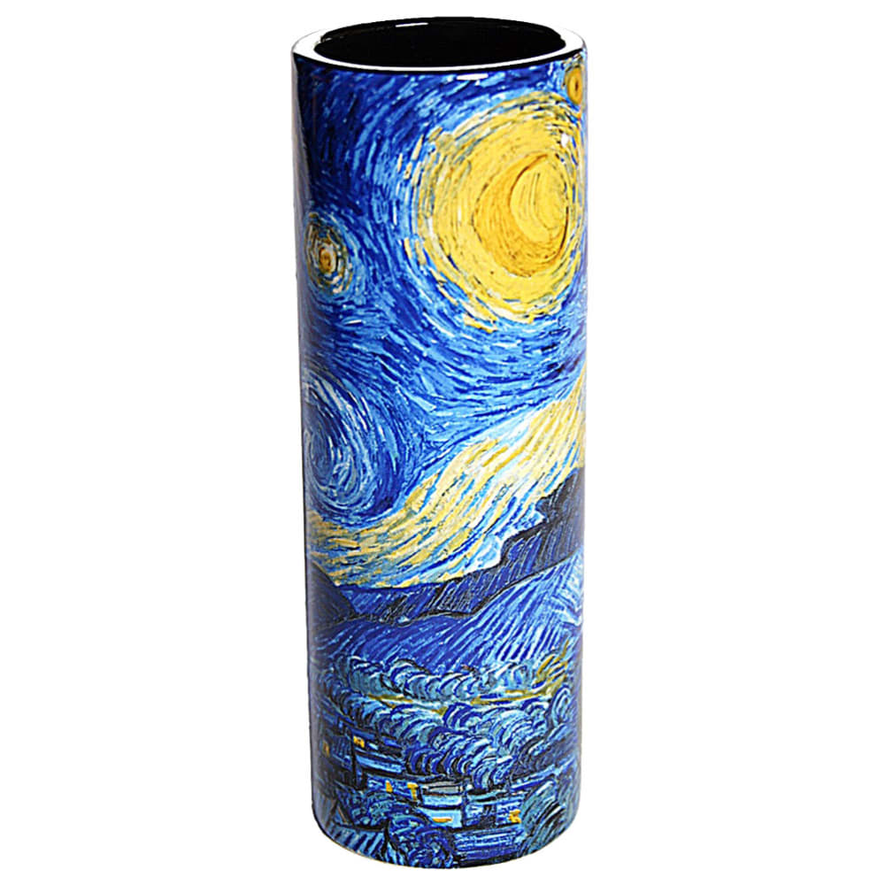 Vase en céramique allongé Van Gogh H18cm - Maisons du Monde