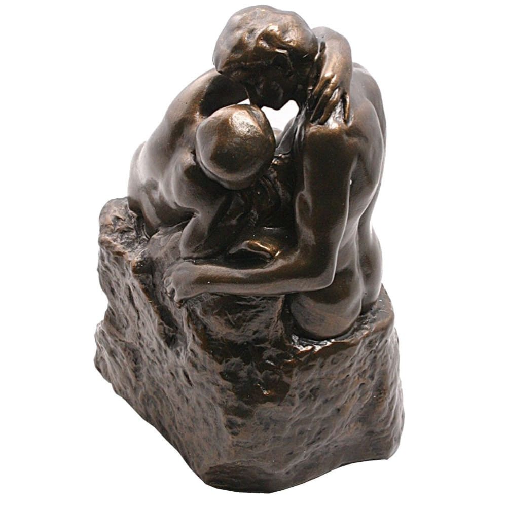 Figurine reproduction Le Baiser de Rodin H24cm - Maisons du Monde