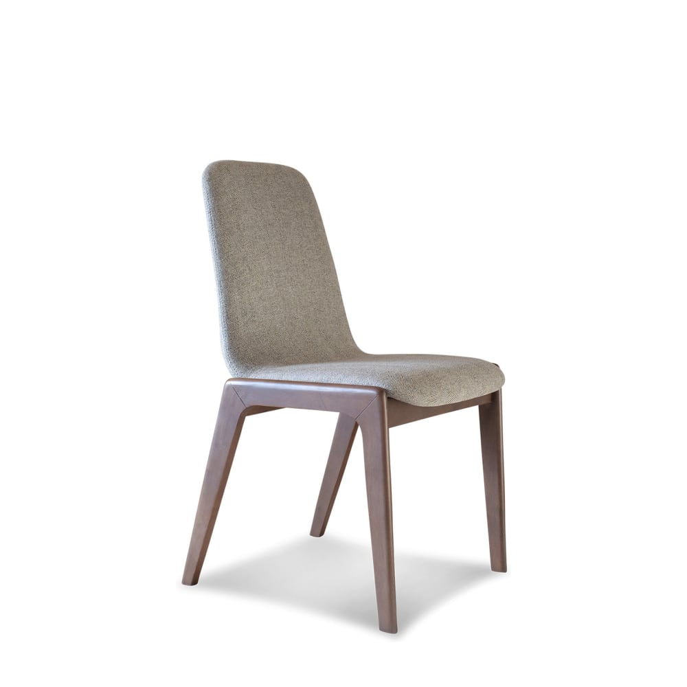 Chaise de table en tissu gris — Beyit