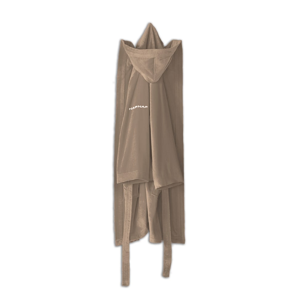 Peignoir mixte - coton 380 g/m2 vison S-M