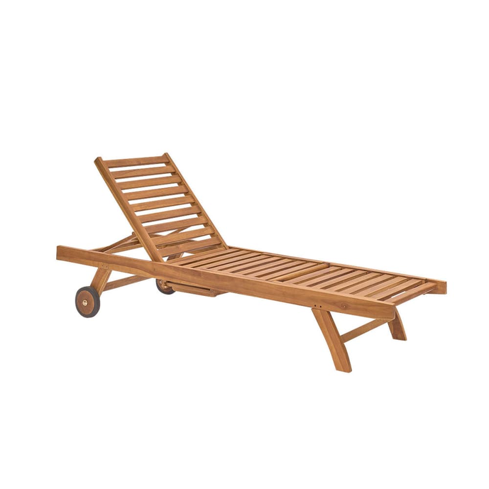 Bain de soleil en teck huilé massif