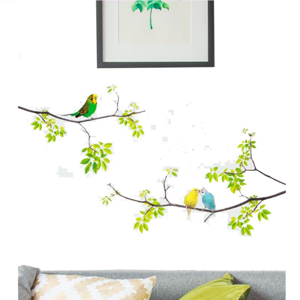 Stickers muraux perruches planche 70x20cm - Maisons du Monde