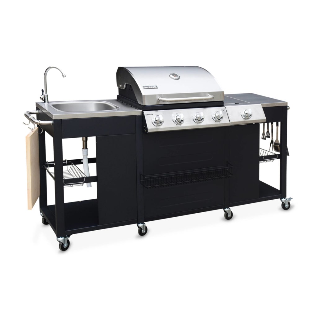 barbecue au gaz cuisine