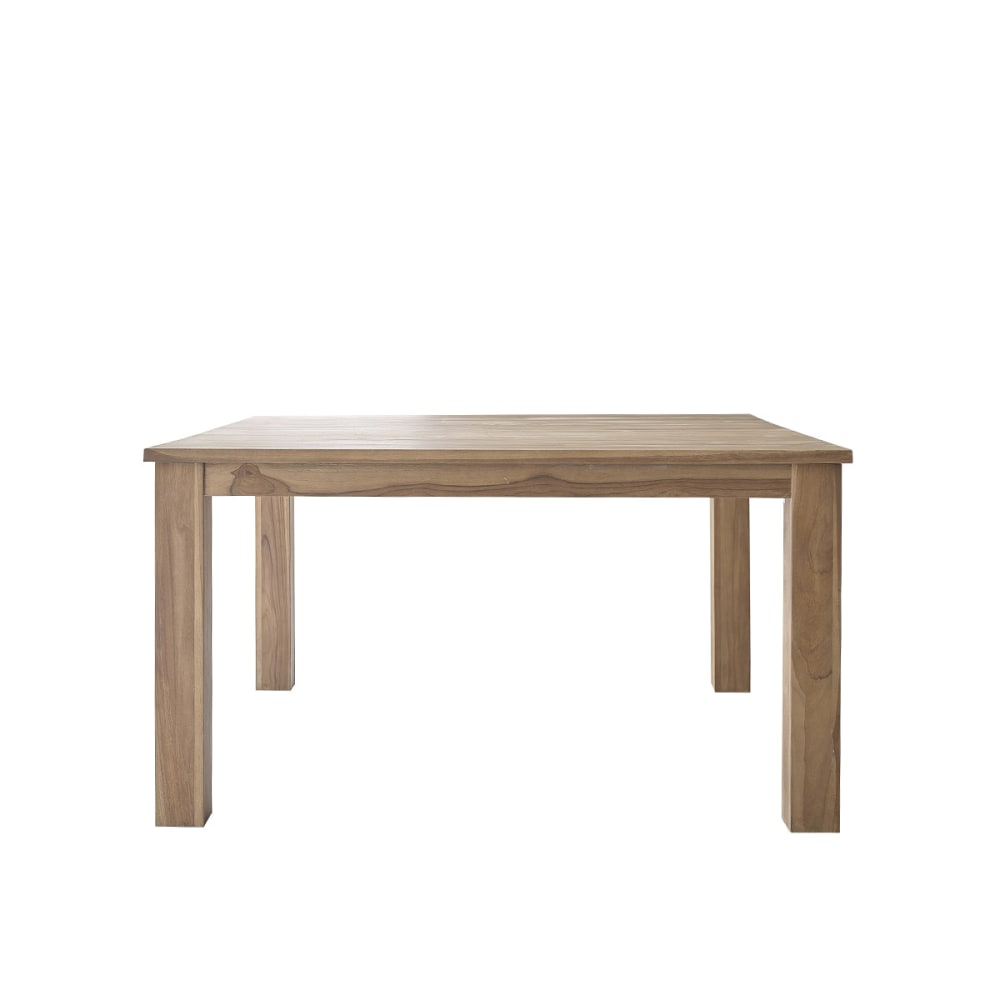Quadratischer Teakholztisch für 8 Personen - Maisons Du Monde