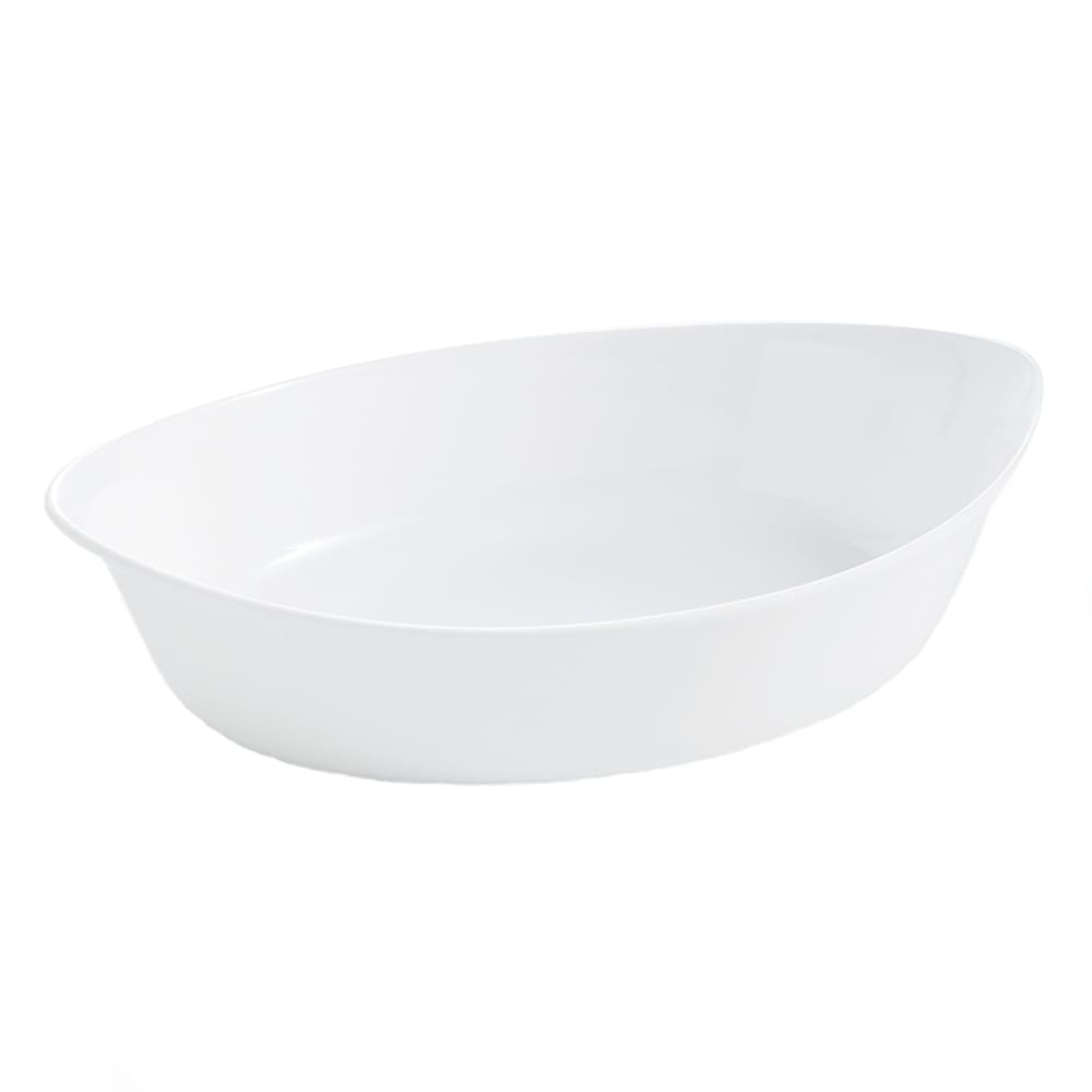 Plat ovale blanc 25x15cm
