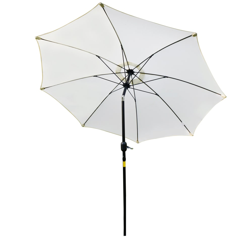 Parasol inclinable crème