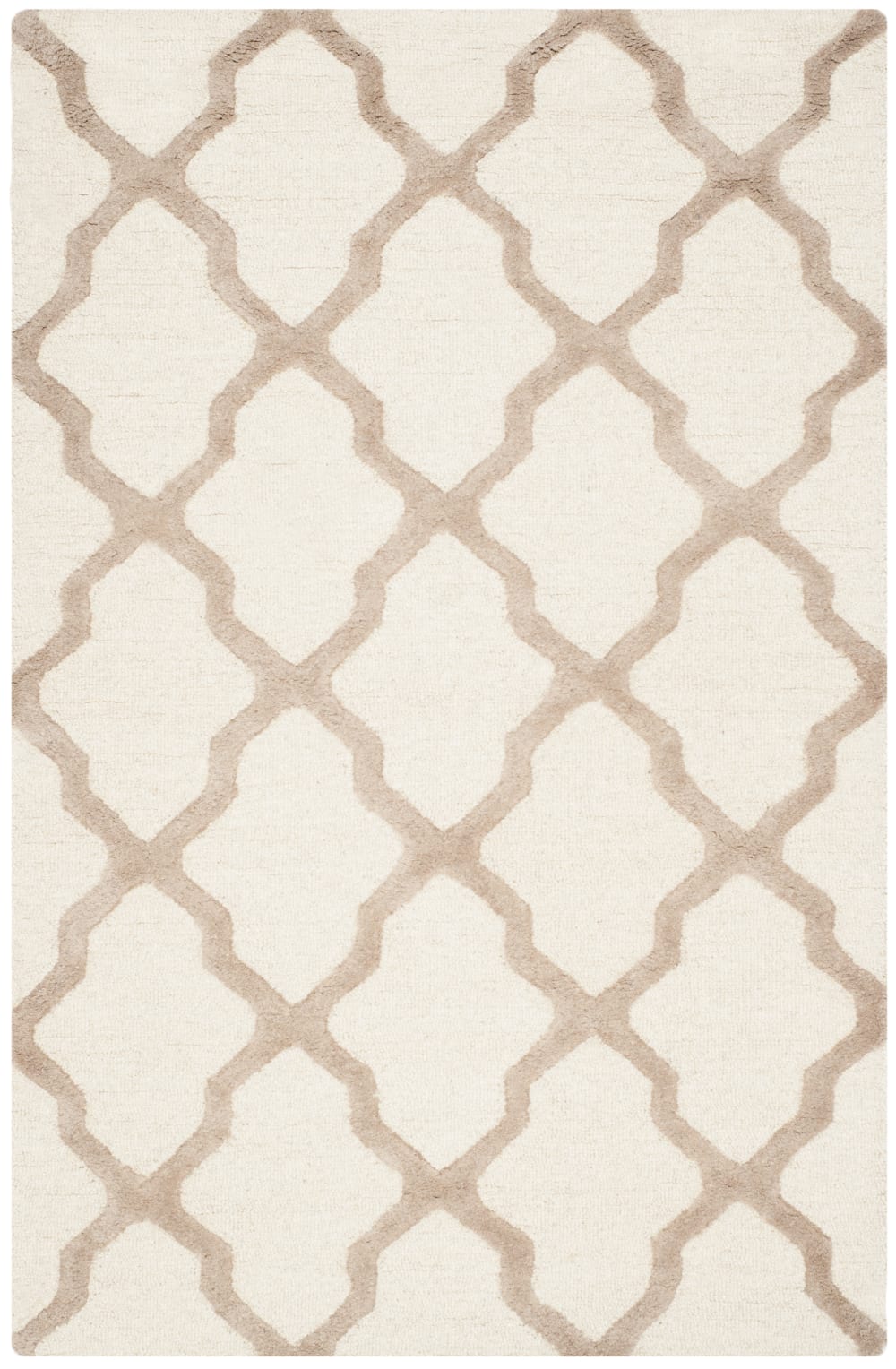 Tapis laine beige 122