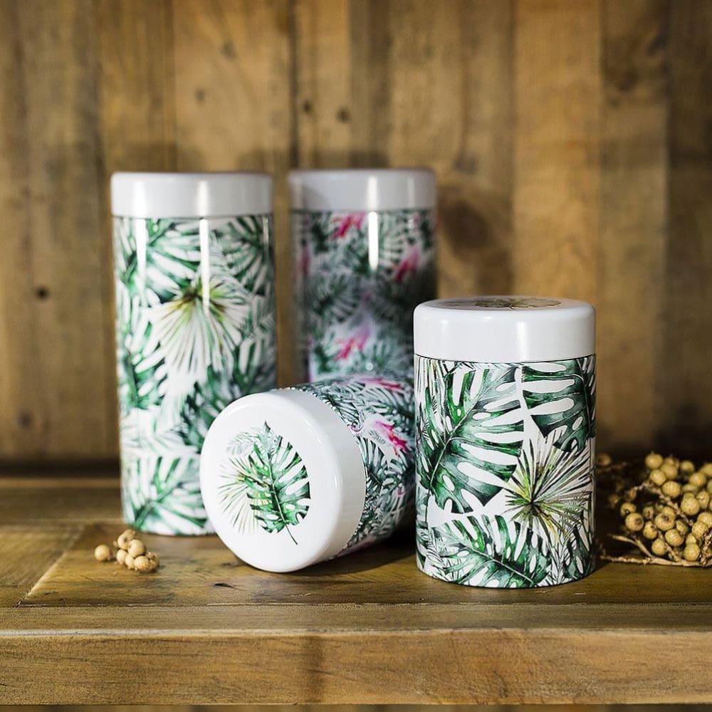 Petite boite à thé jungle contenance 125g - Maisons du Monde