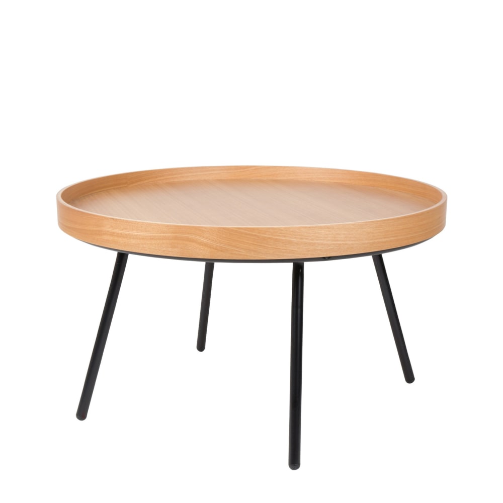 Table basse en bois beige