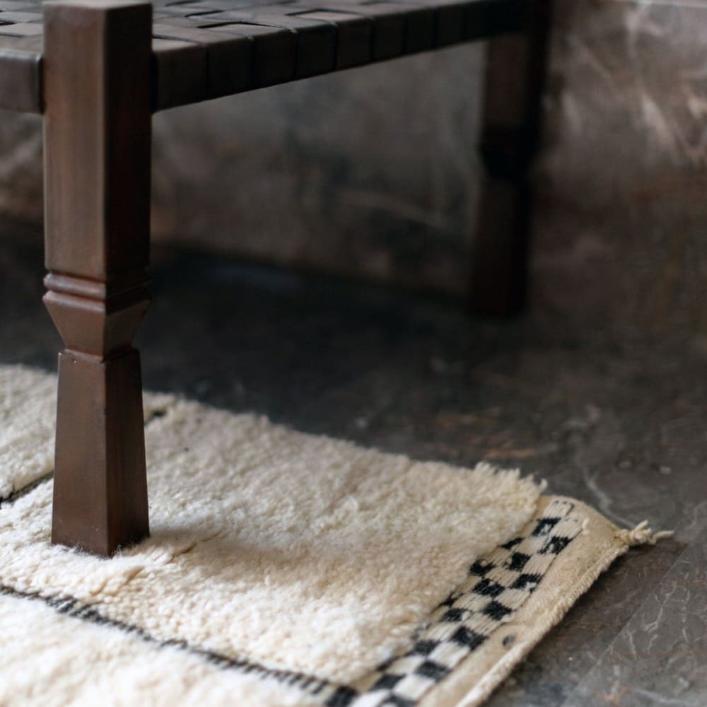 Alfombra bereber auténtica y de diseño de lana 140 x 200 cm - Maisons du Monde
