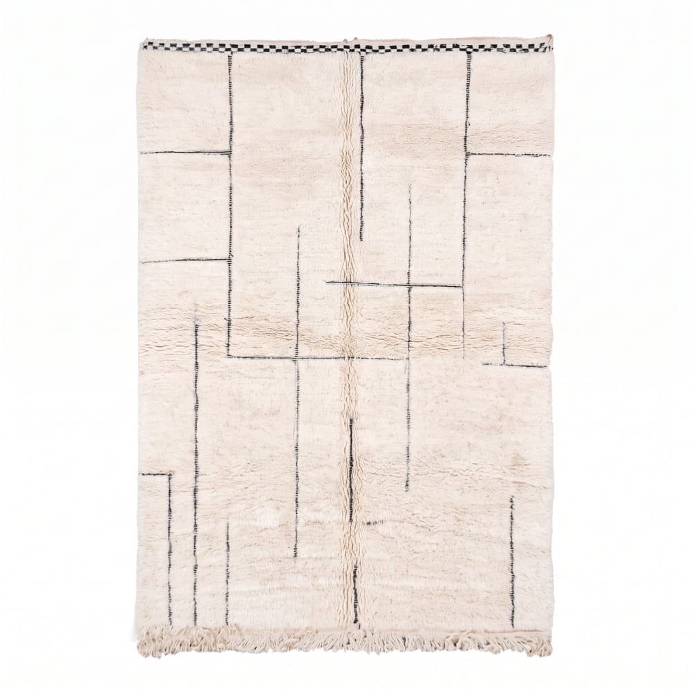 Alfombra bereber auténtica y de diseño de lana 160 x 230 cm - Maisons du Monde