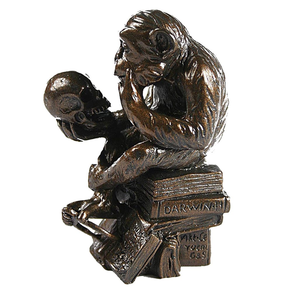 Figurine miniature reproduction le singe savant H9cm - Maisons du Monde
