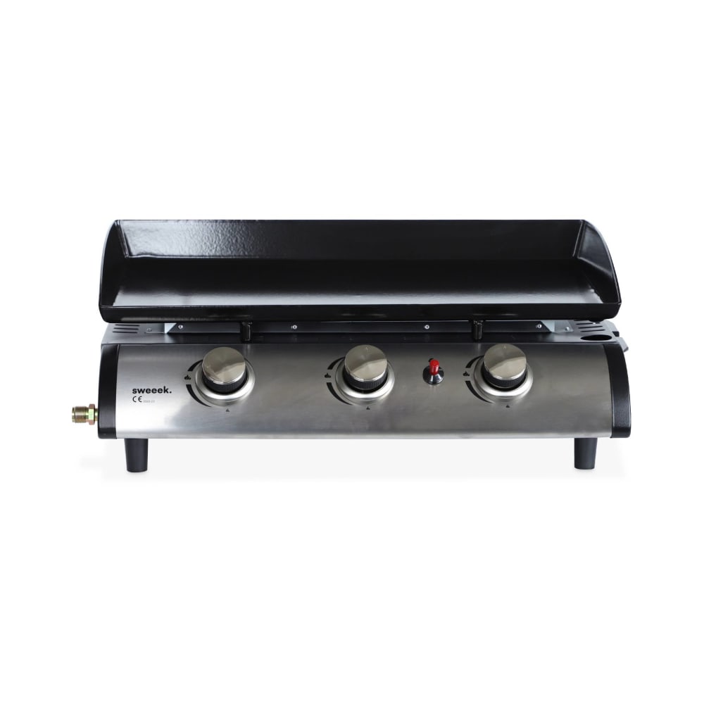 Plancha au gaz 3 feux porthos 3 brûleurs 75 kw