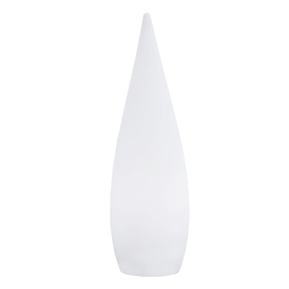 Lampadaire extérieur sans fil Polypropylène Blanc H80CM