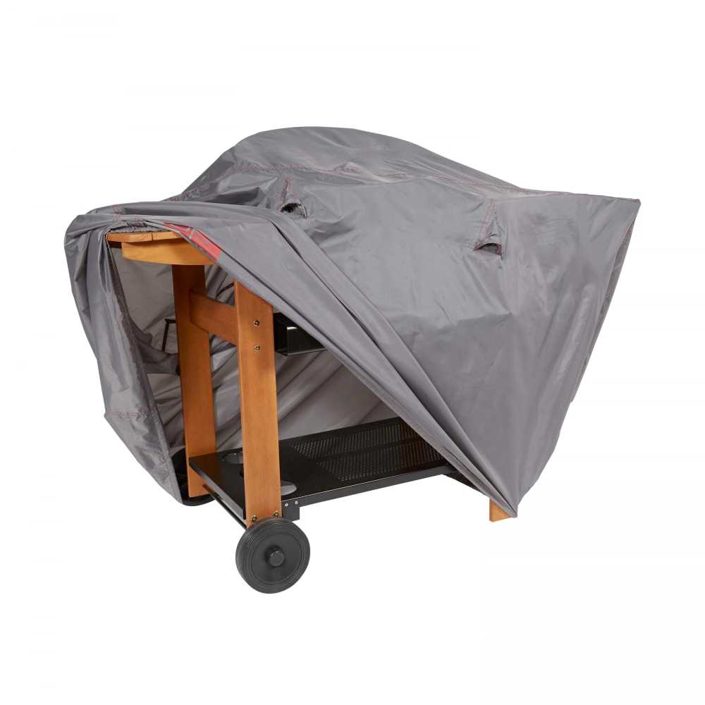 Oviala Housse de protection pour barbecue 170 x 100 x 90 cm Gris Pes - Polyester