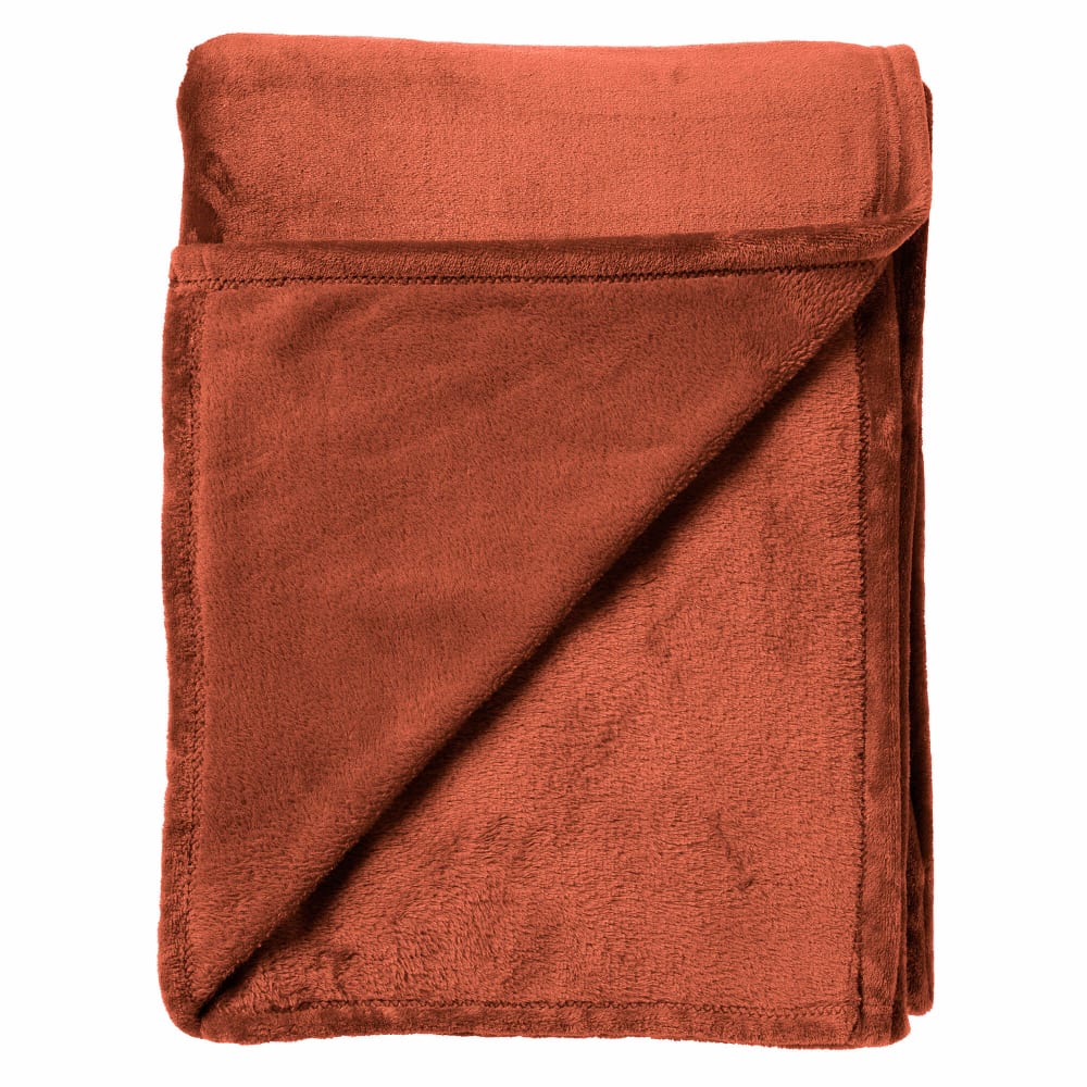 Plaid orange 150x200 cm - Maisons du Monde