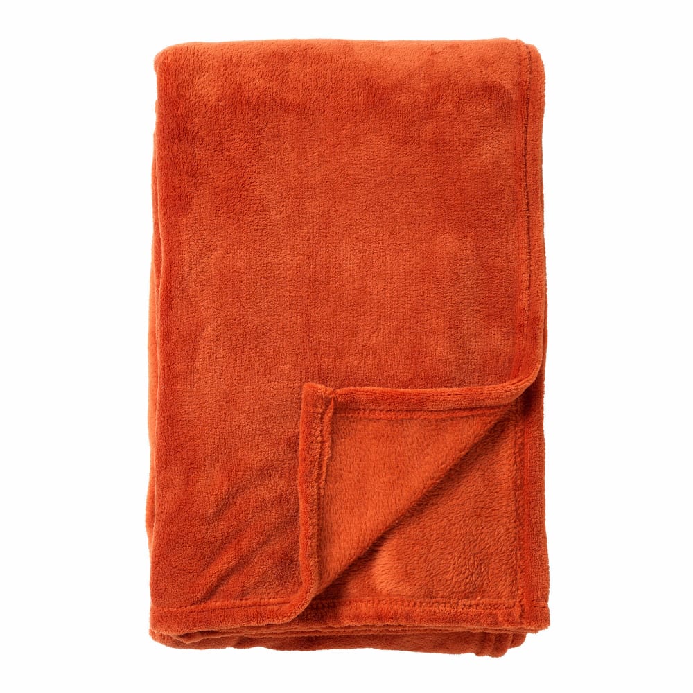 Plaid orange 150x200 cm - Maisons du Monde